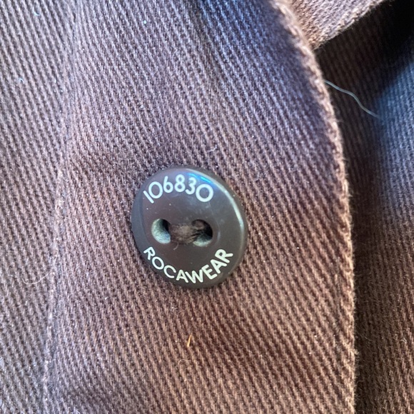 Vintage Rocawear choclate brown denim jacket.3XL - Picture 4 of 7